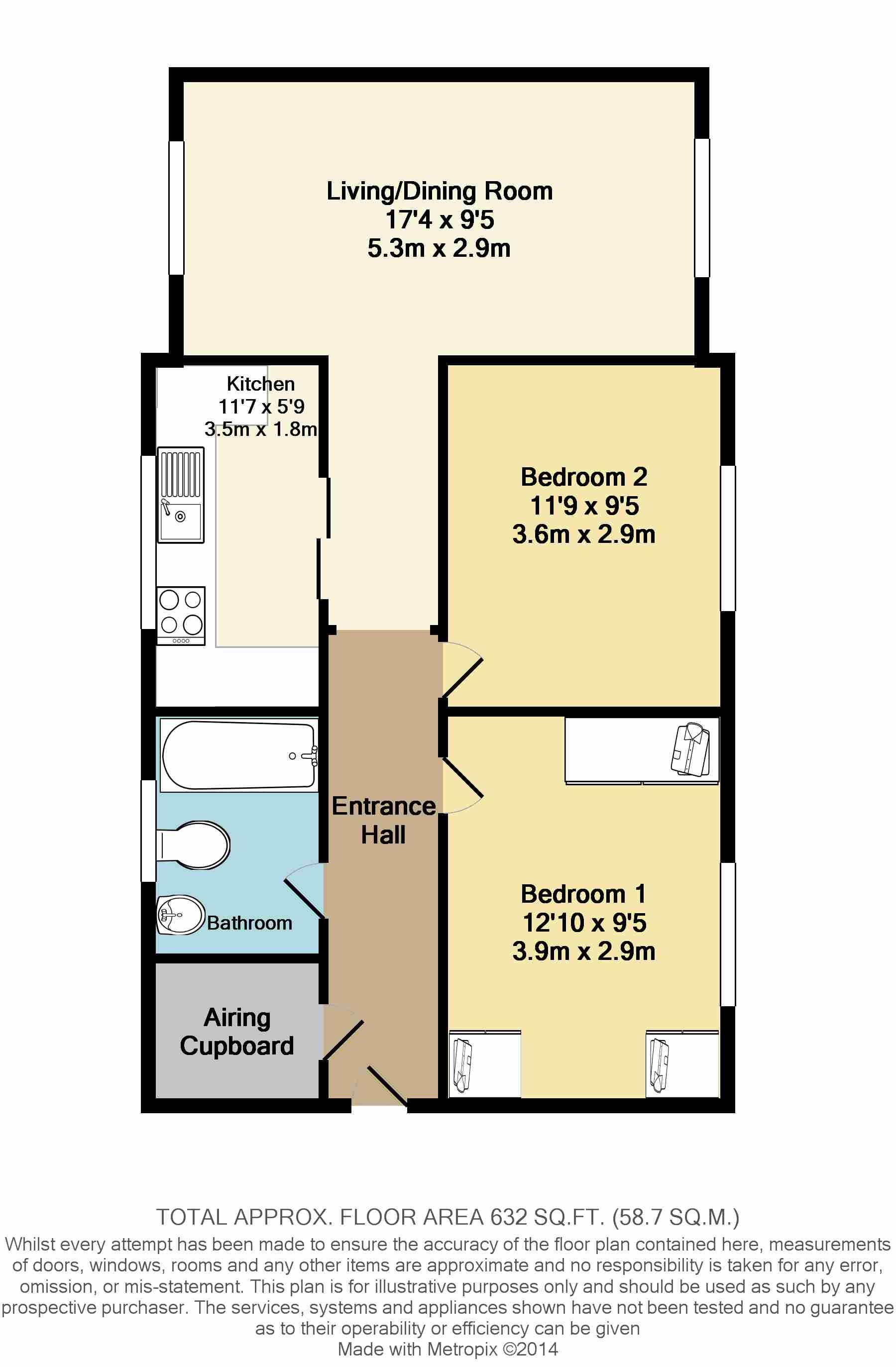 17 Lakeside Pines,, Barrs Avenue, New Milton floorplan