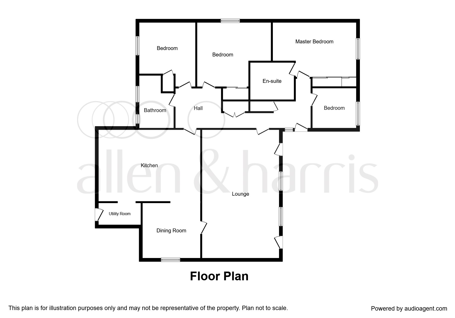 4 Bedrooms Detached bungalow for sale in Loudoun Street, Mauchline KA5