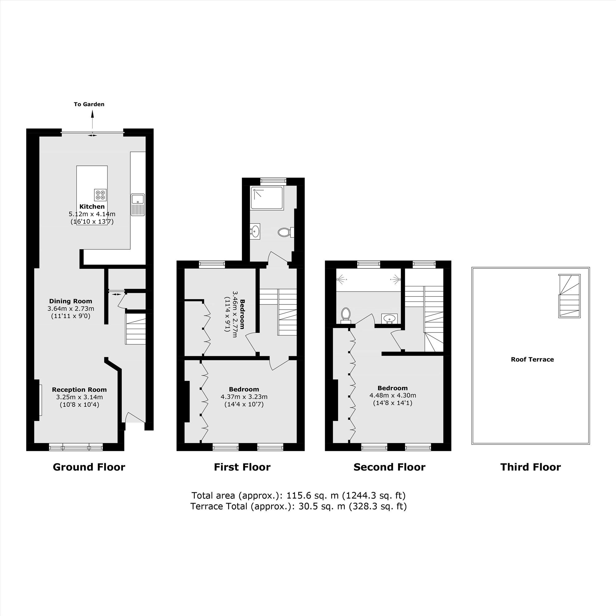 36, Henshaw Street, London floorplan