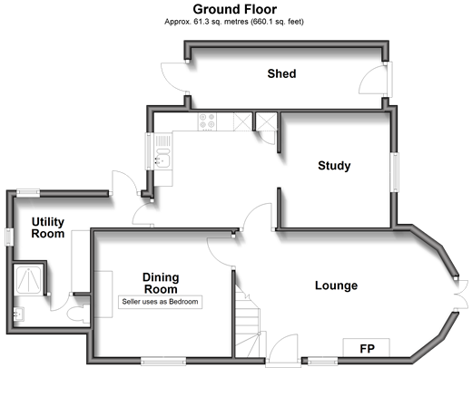 Monkton Street, Ryde floorplan