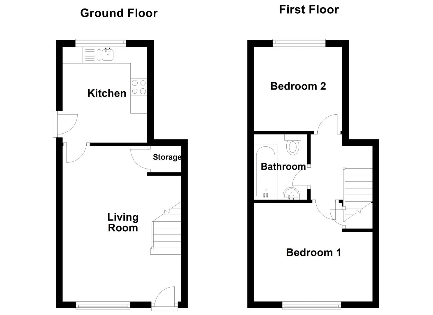 Wren Close, Biddulph, StokeOnTrent ST8, 2 bedroom semidetached house