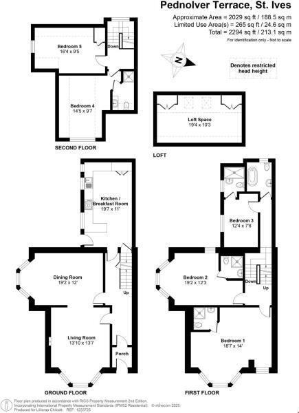 1, Pednolver Terrace, St. Ives floorplan