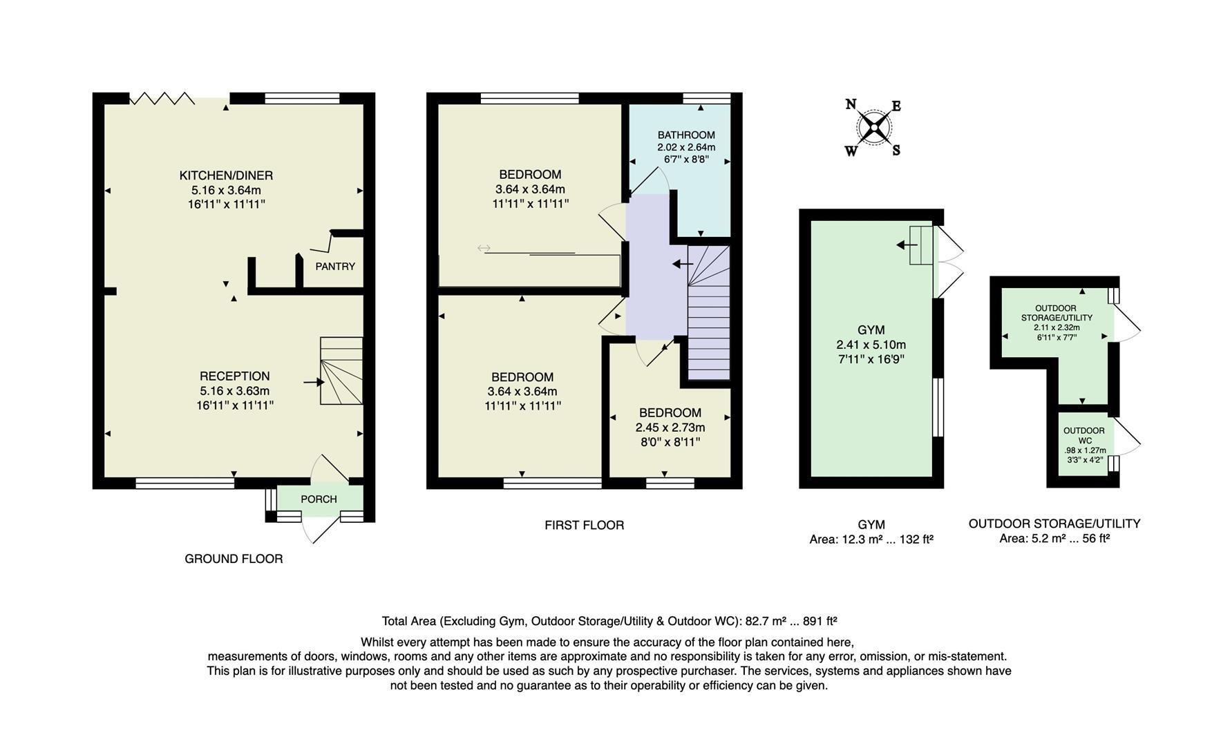 5, Marriott Road, Stratford floorplan