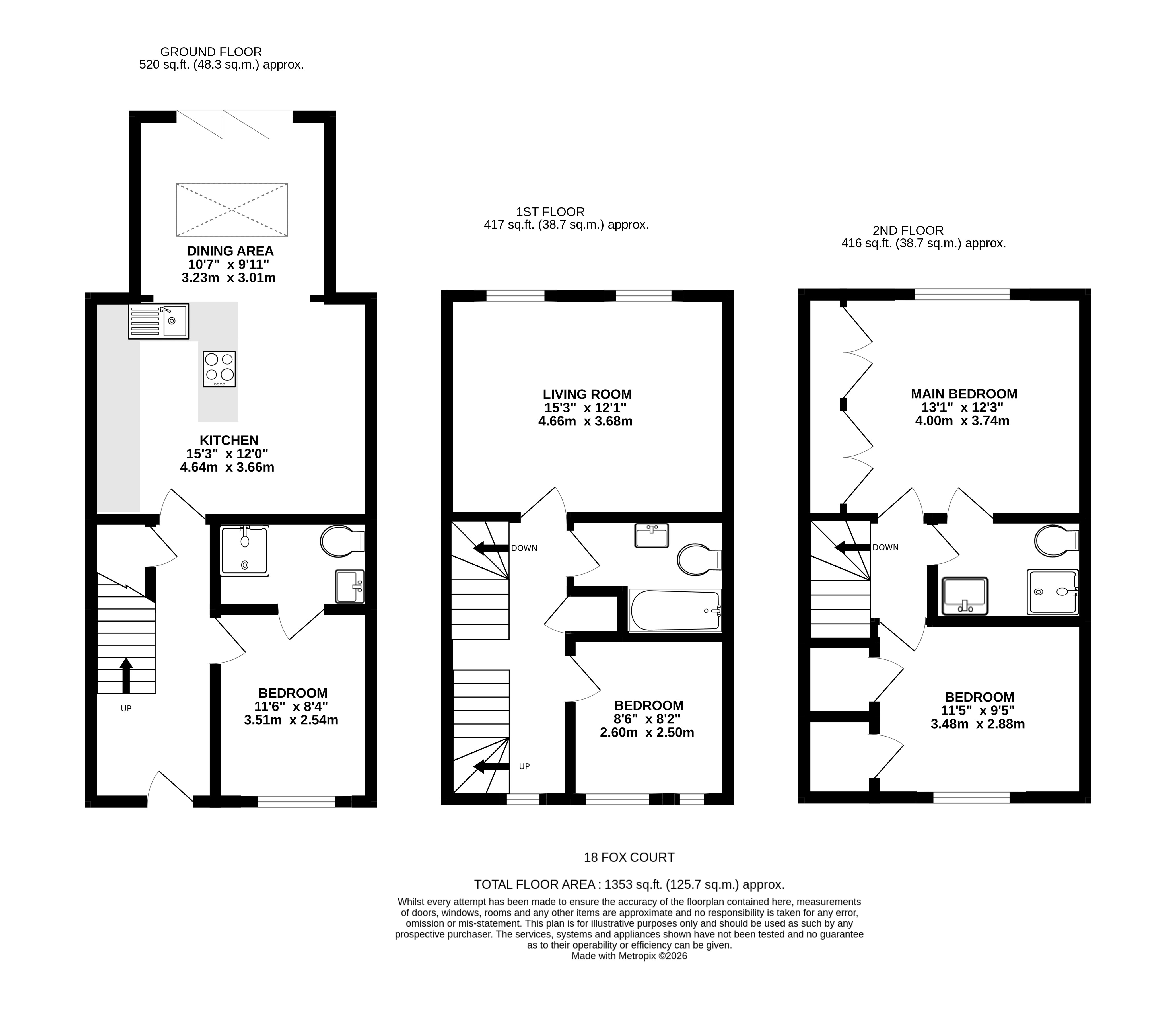 Fox Court, Hampshire floorplan