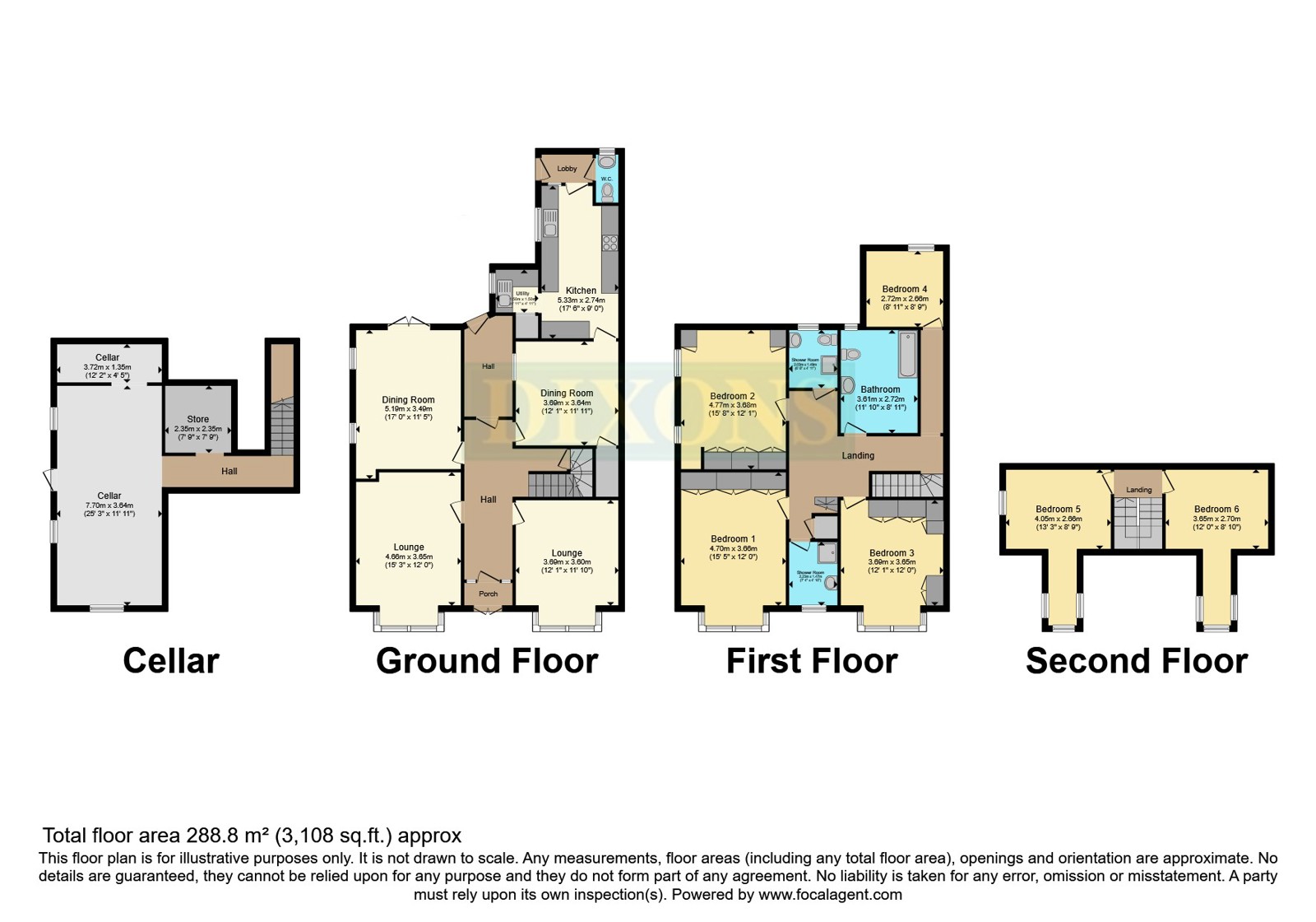 176, Tettenhall Road, West Midlands floorplan
