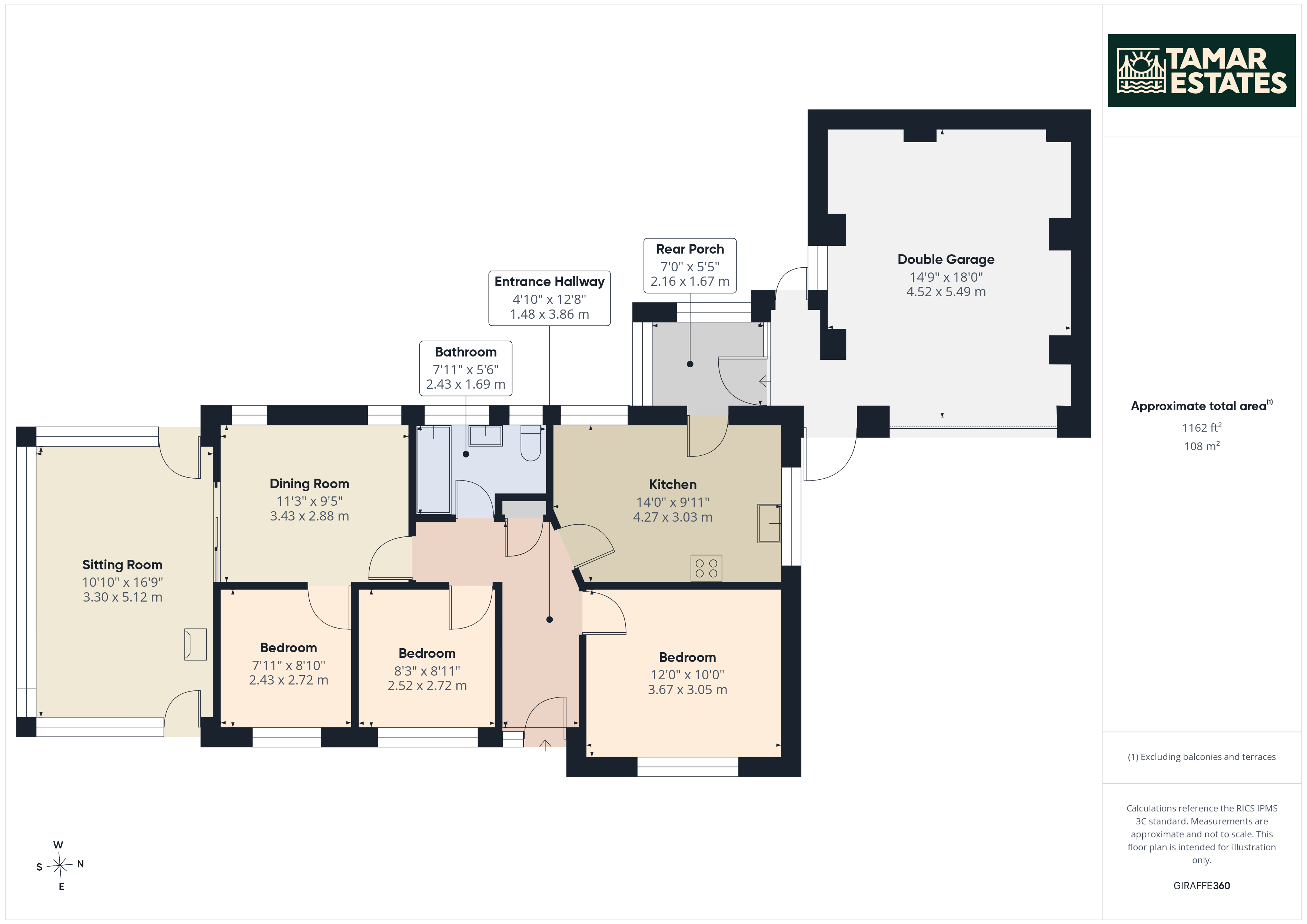 5, Caradon View, Liskeard floorplan