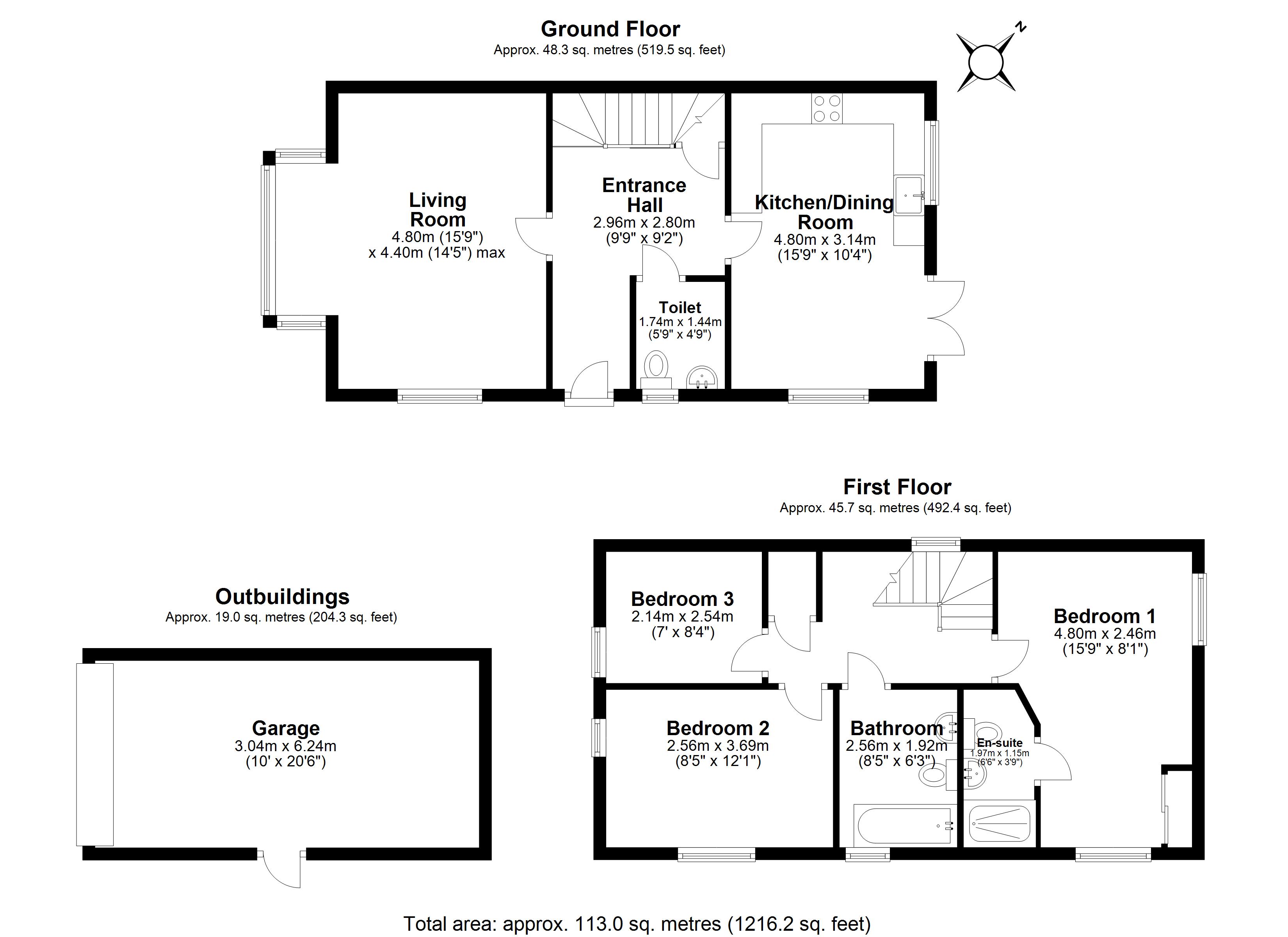 12, Fullers Avenue, Watford floorplan