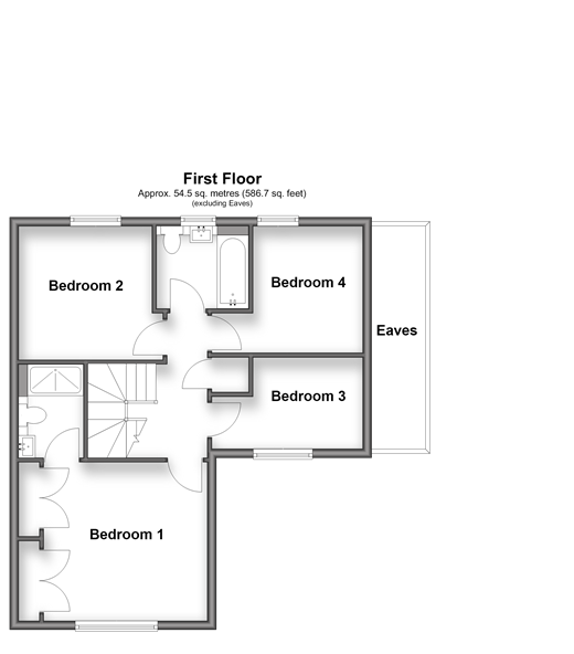 Turners Close Southwater, Horsham floorplan