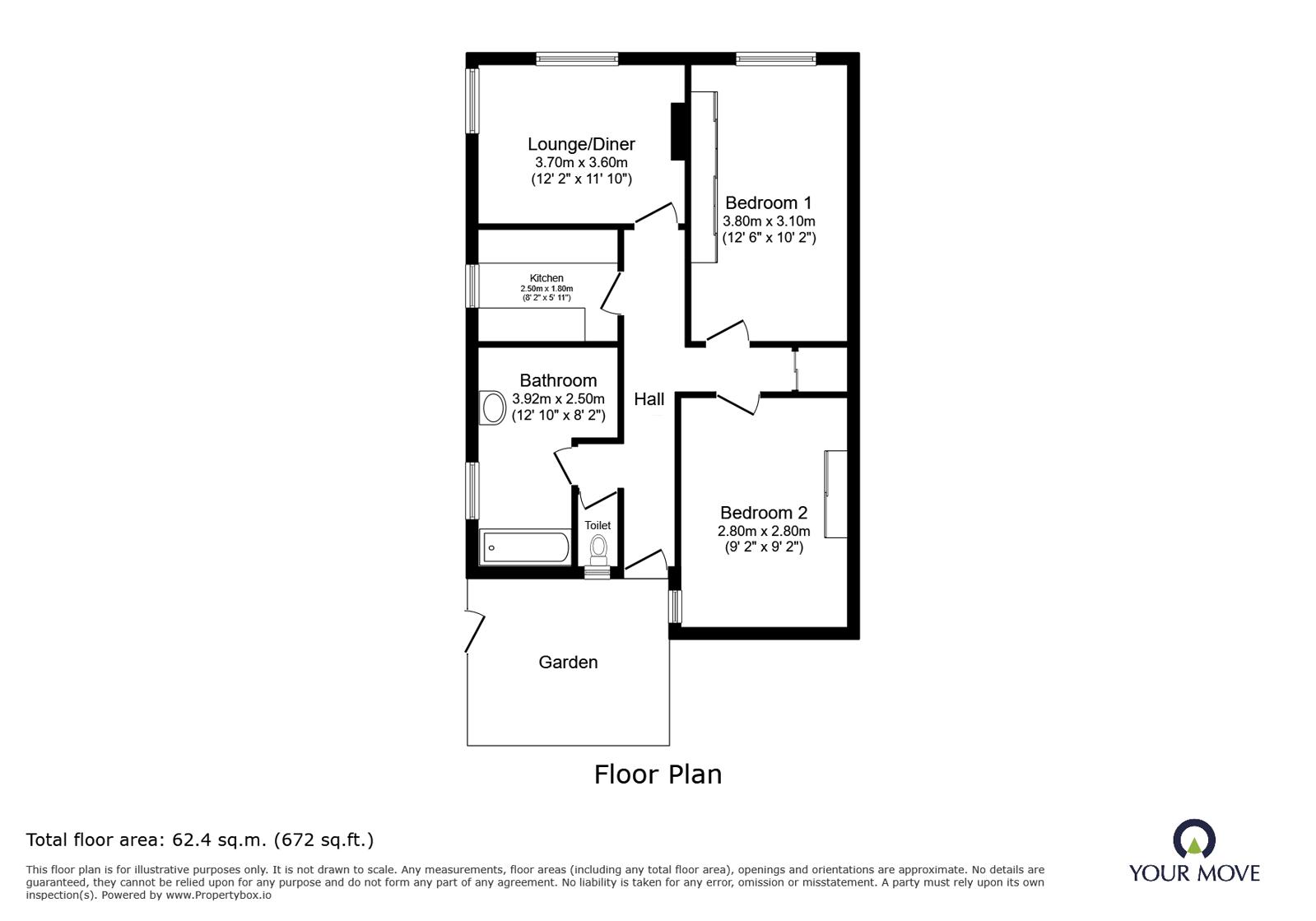 Cliff Road, Kent floorplan
