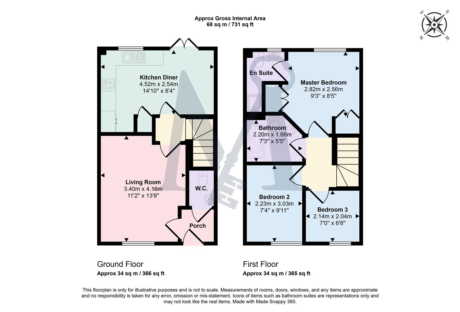 19, Goose Pen Lane, Ashby-De-La-Zouch floorplan