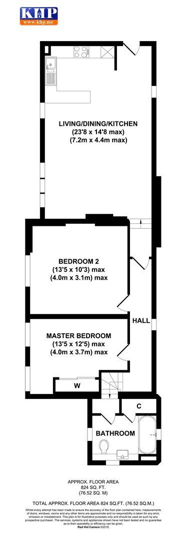 Flat 32, Preston Hall, Aylesford floorplan