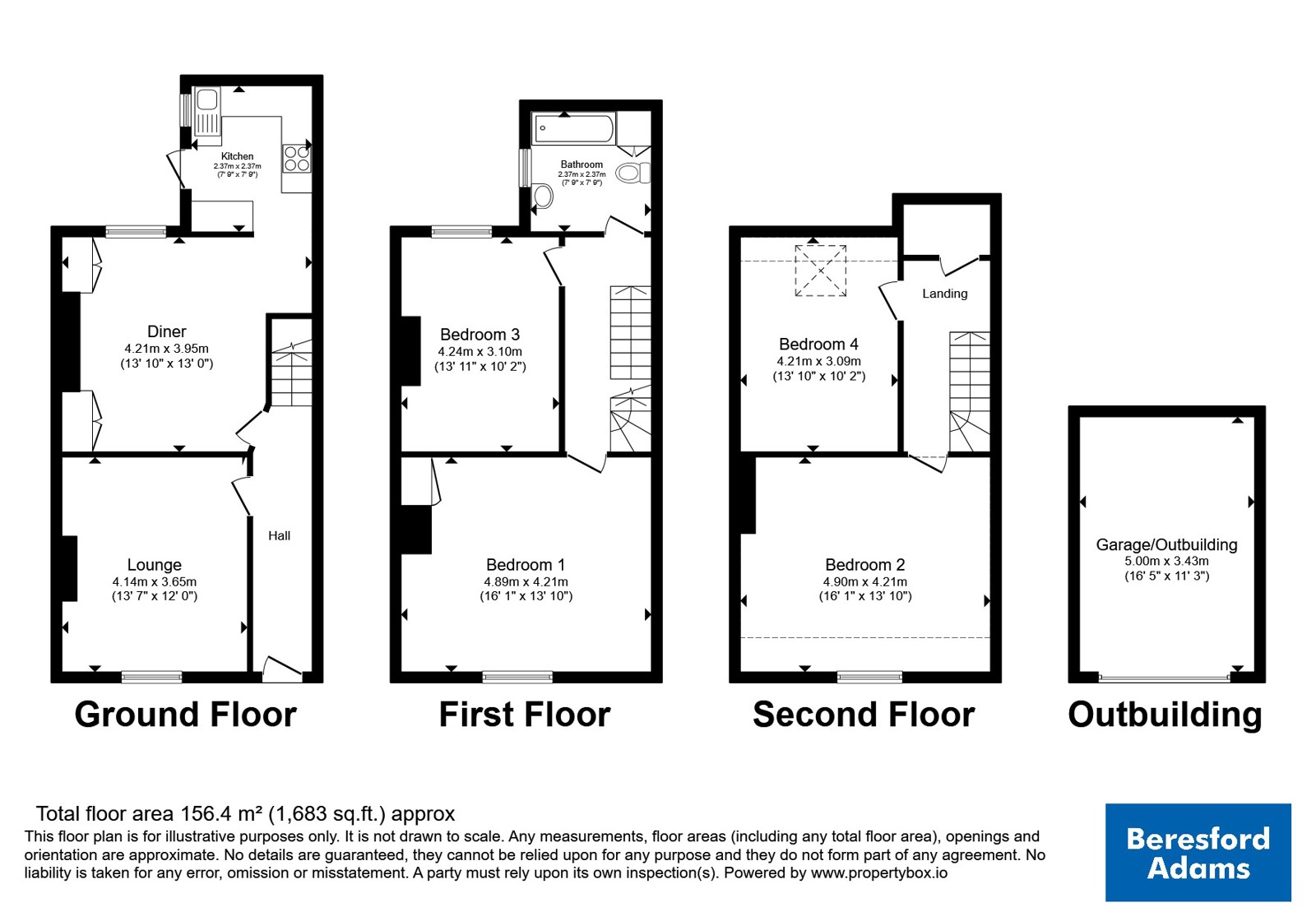 2,, Rhiw Bank Terrace, Conwy floorplan