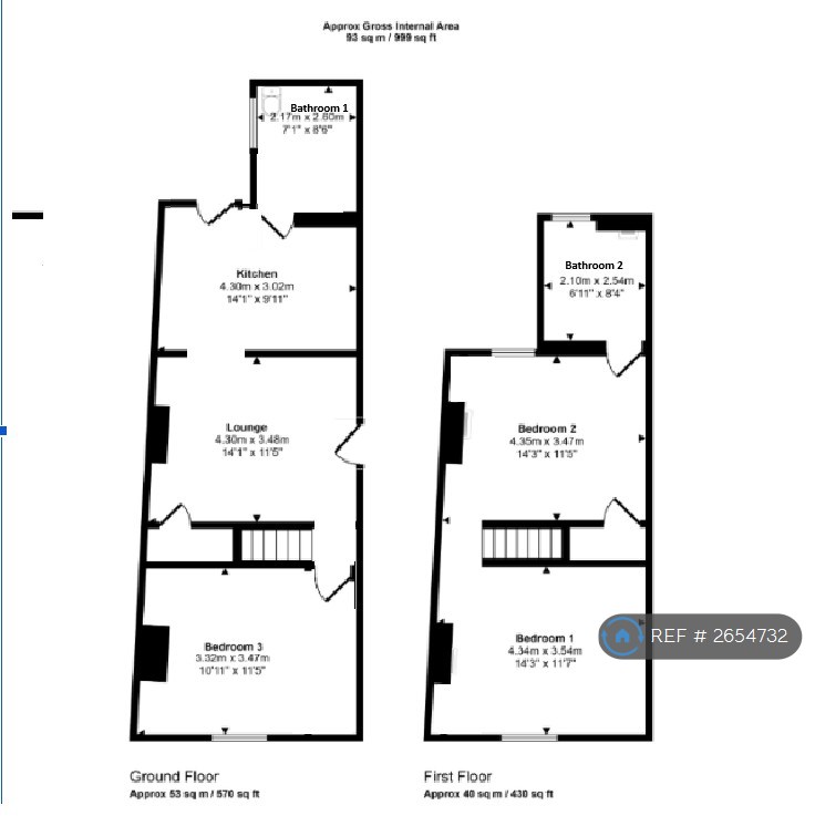Sheernes floorplan