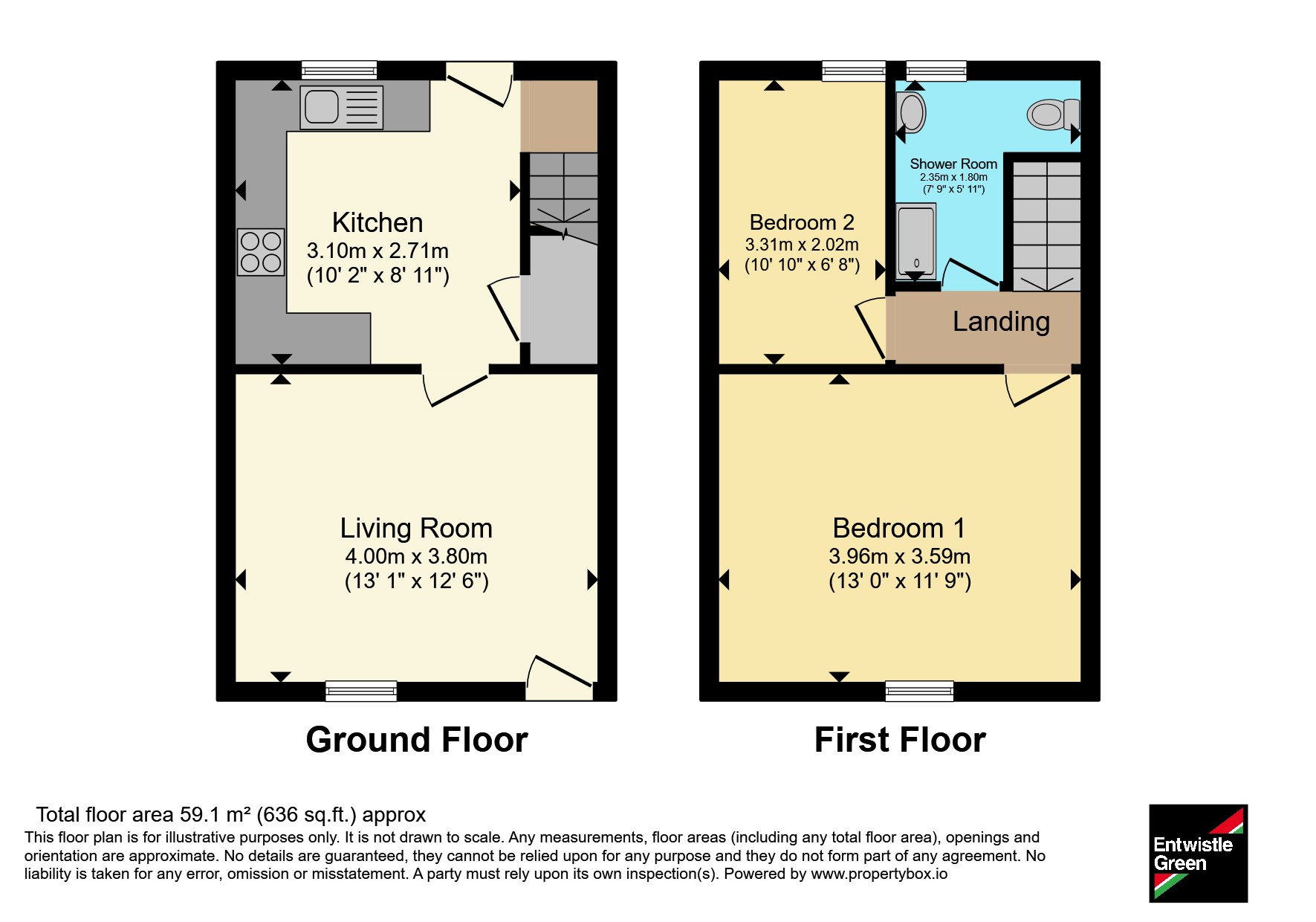 33, Cleveland Street, Lancashire floorplan