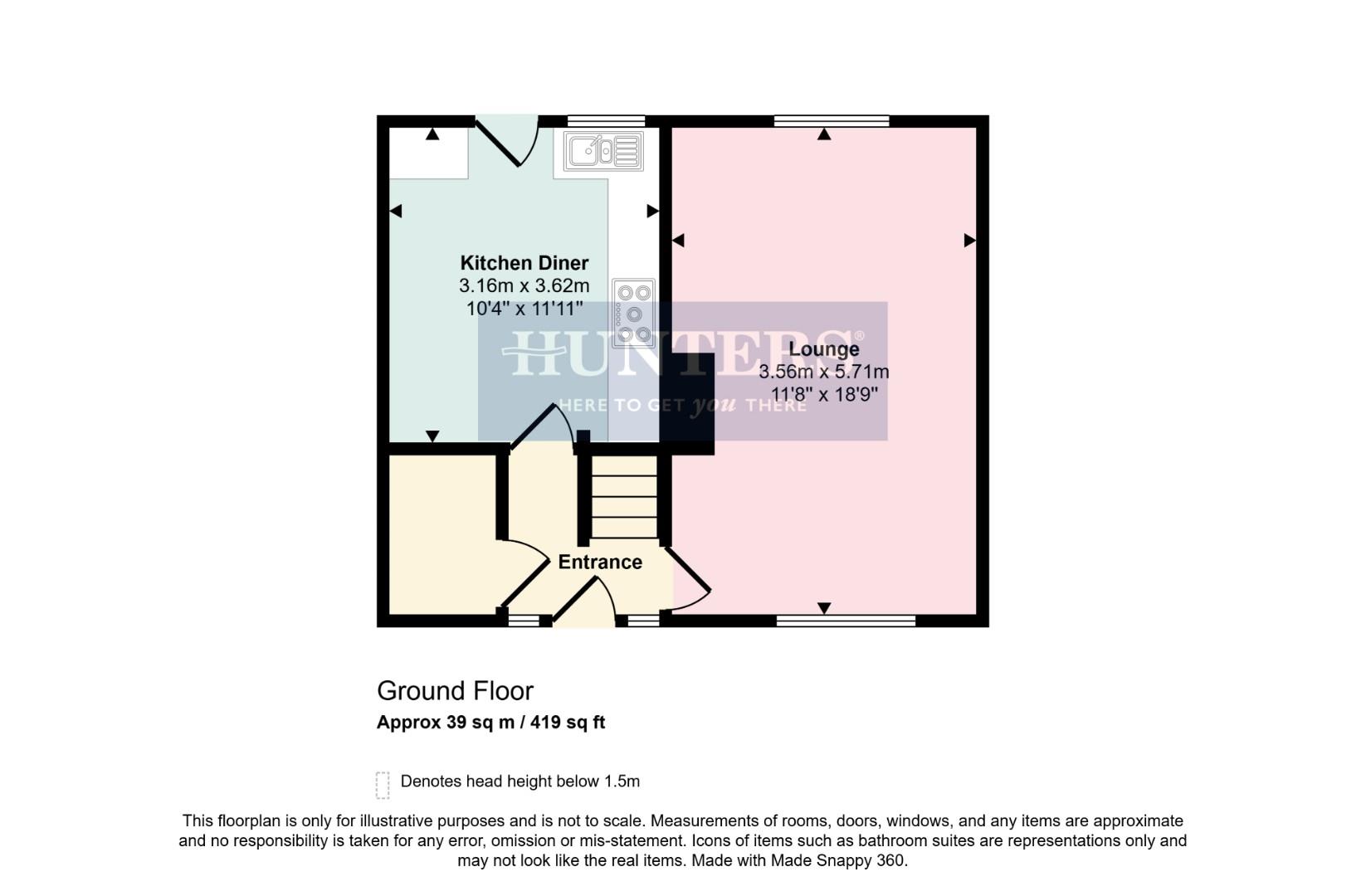 263, Sturdee Road, Leicester floorplan
