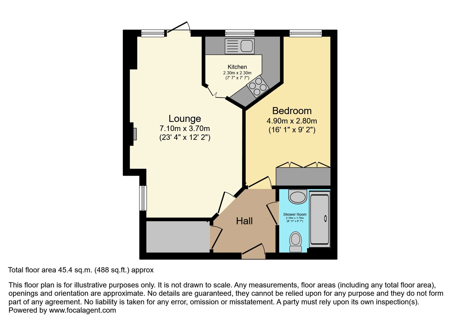 10, Stephenson Court, Chesterfield floorplan