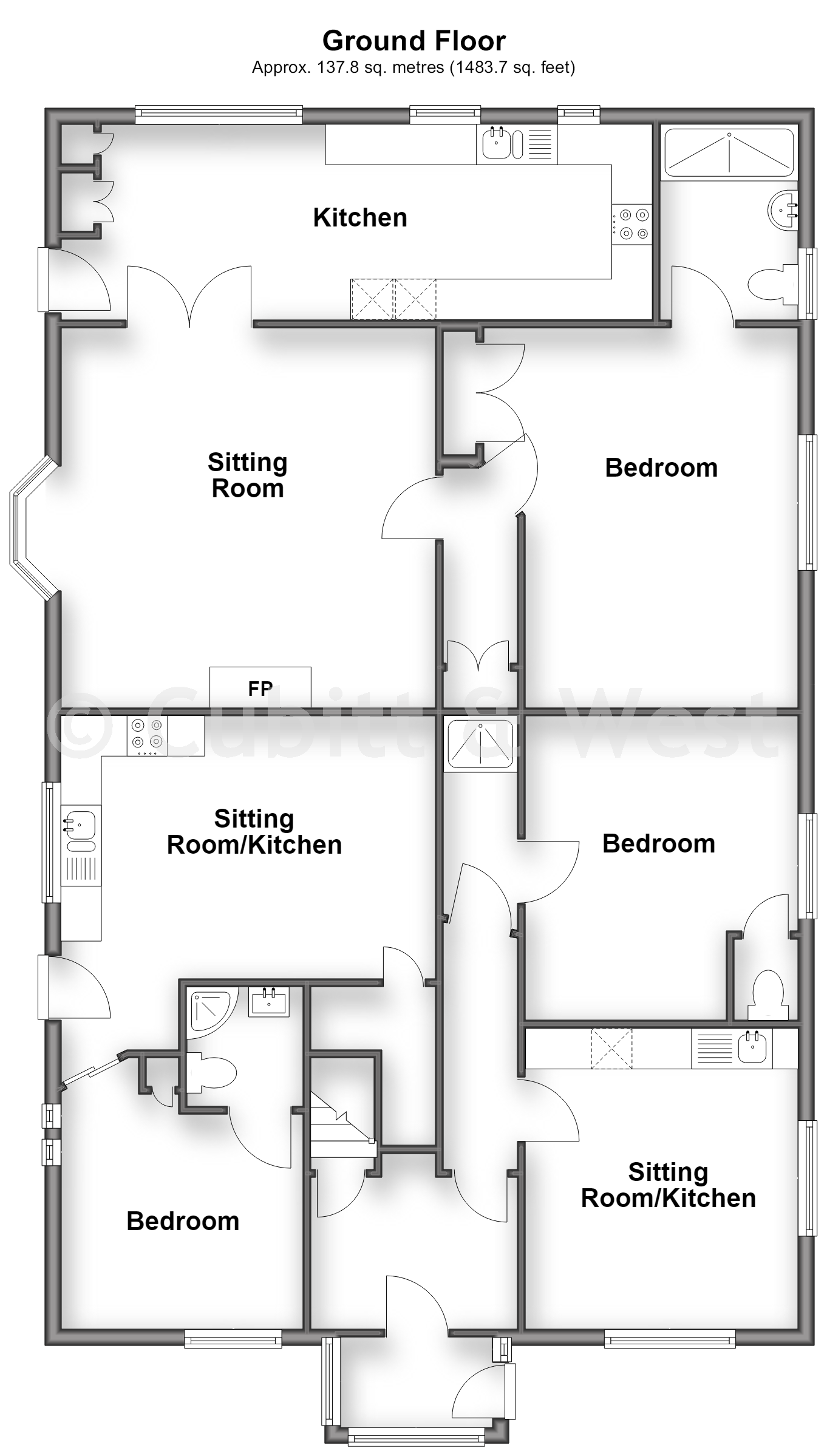26, Kings Avenue, Chichester floorplan