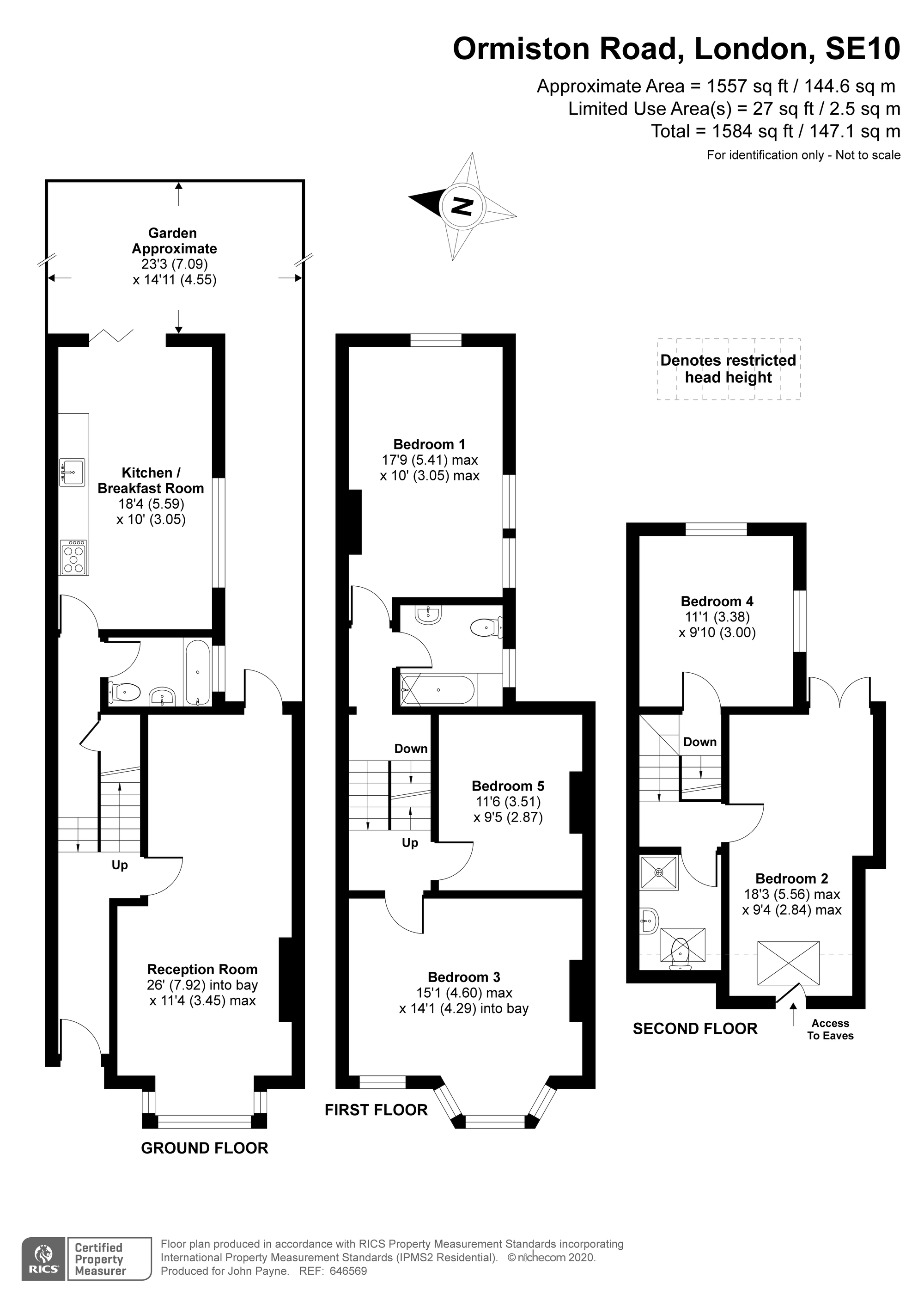 Ormiston Road, London SE10, 5 bedroom terraced house for sale