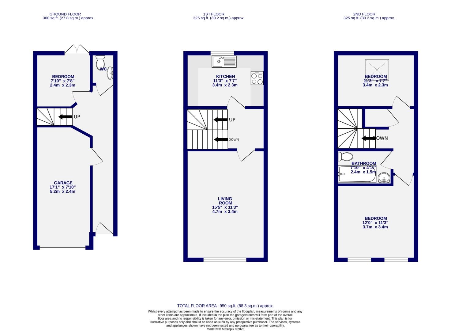 Monkgate, York floorplan