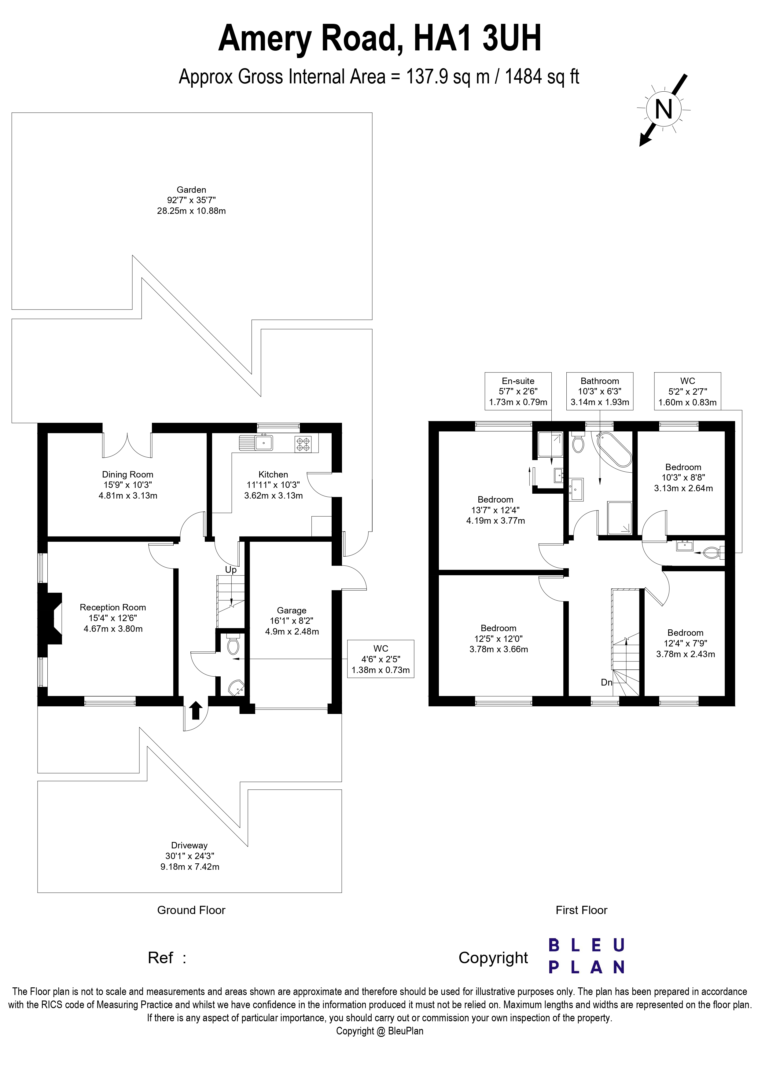 Amery Road, Harrow floorplan