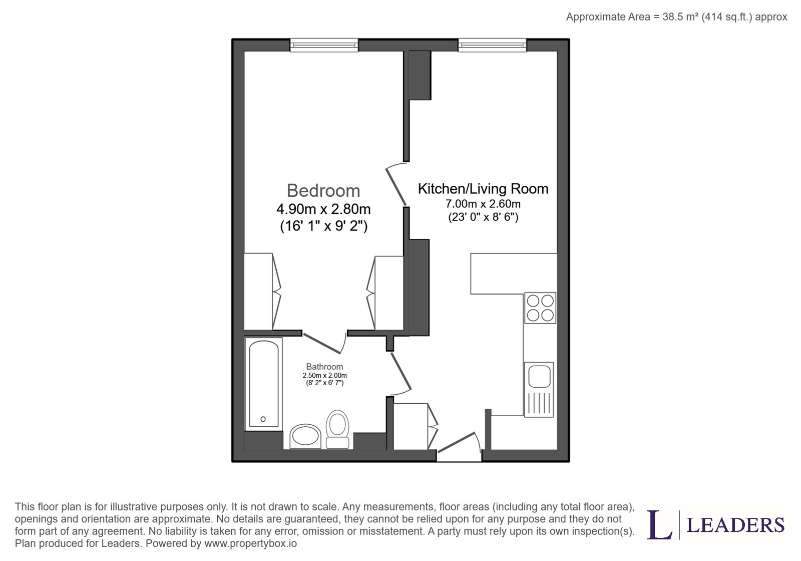 54 Bury Street, Salford, Greater Manchester floorplan