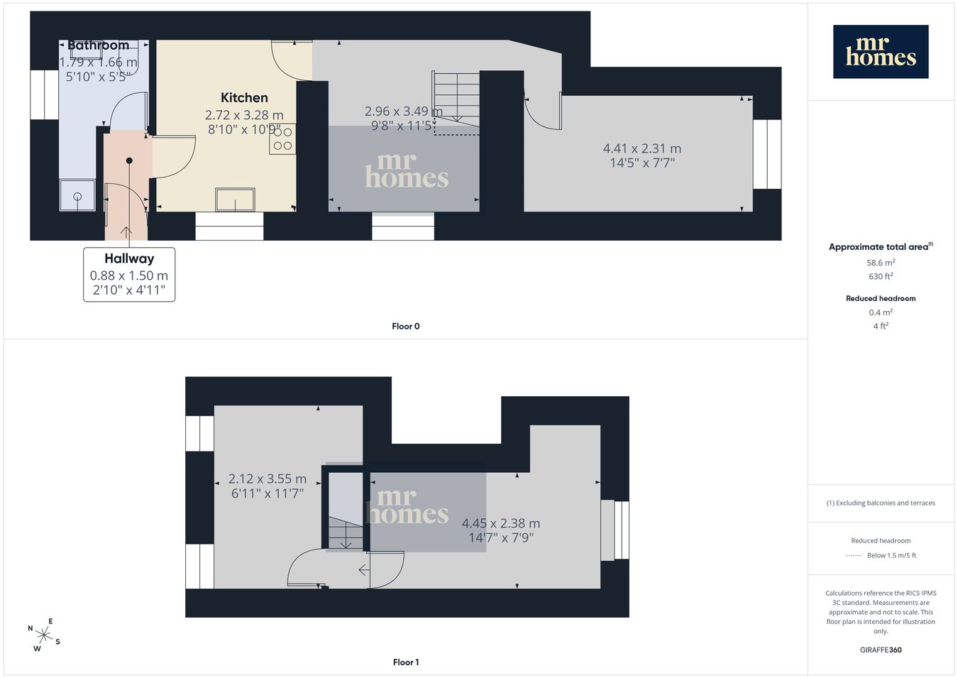26a, High Street, Treharris floorplan