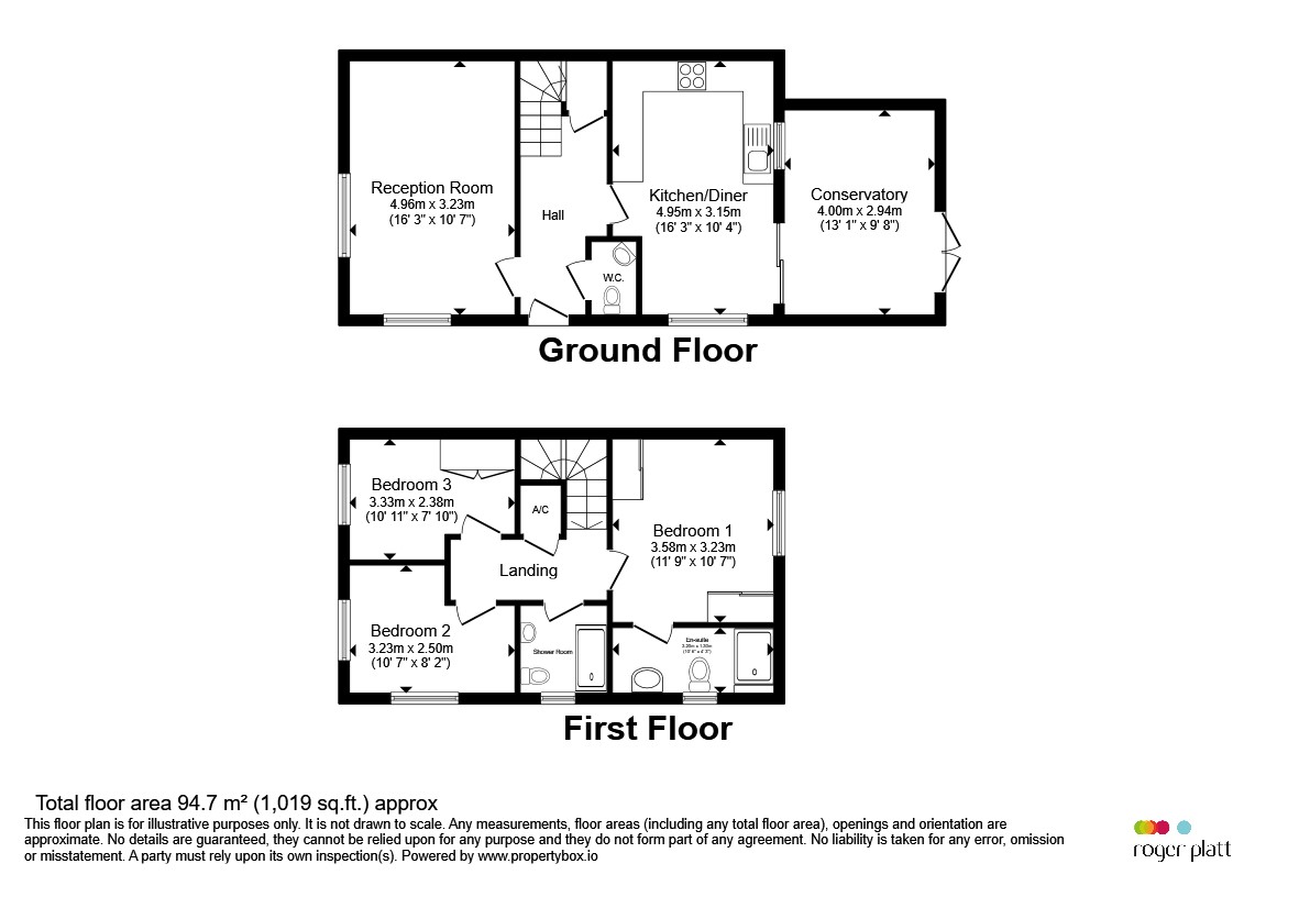 25, Bland Way, Reading floorplan