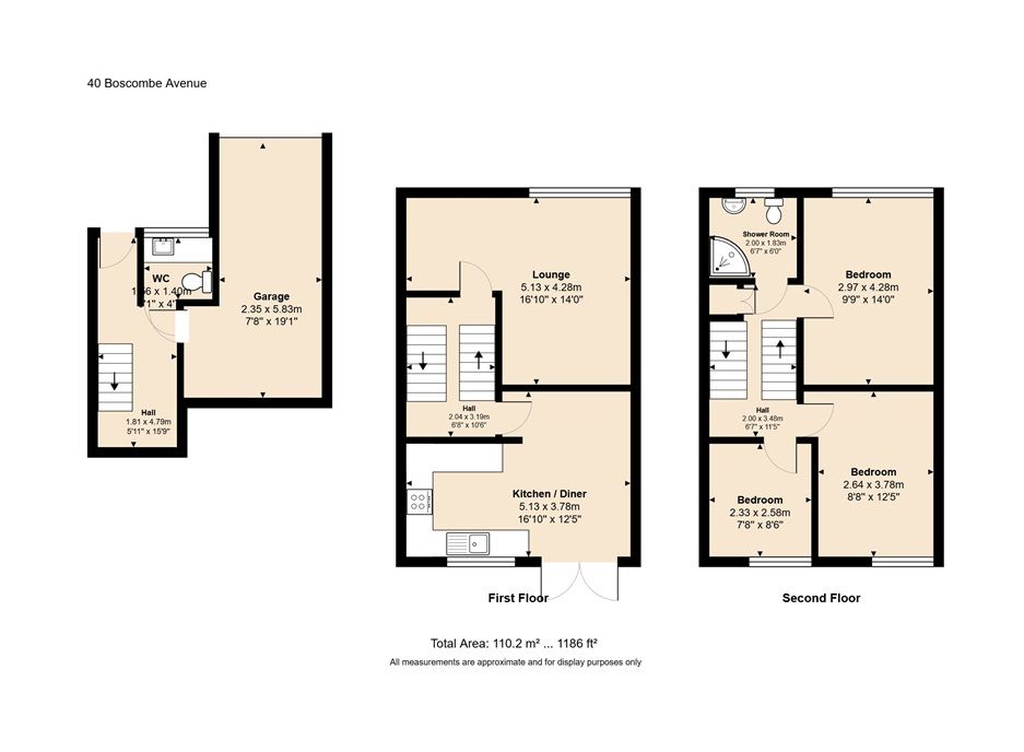 40 Boscombe Avenue, Grays floorplan