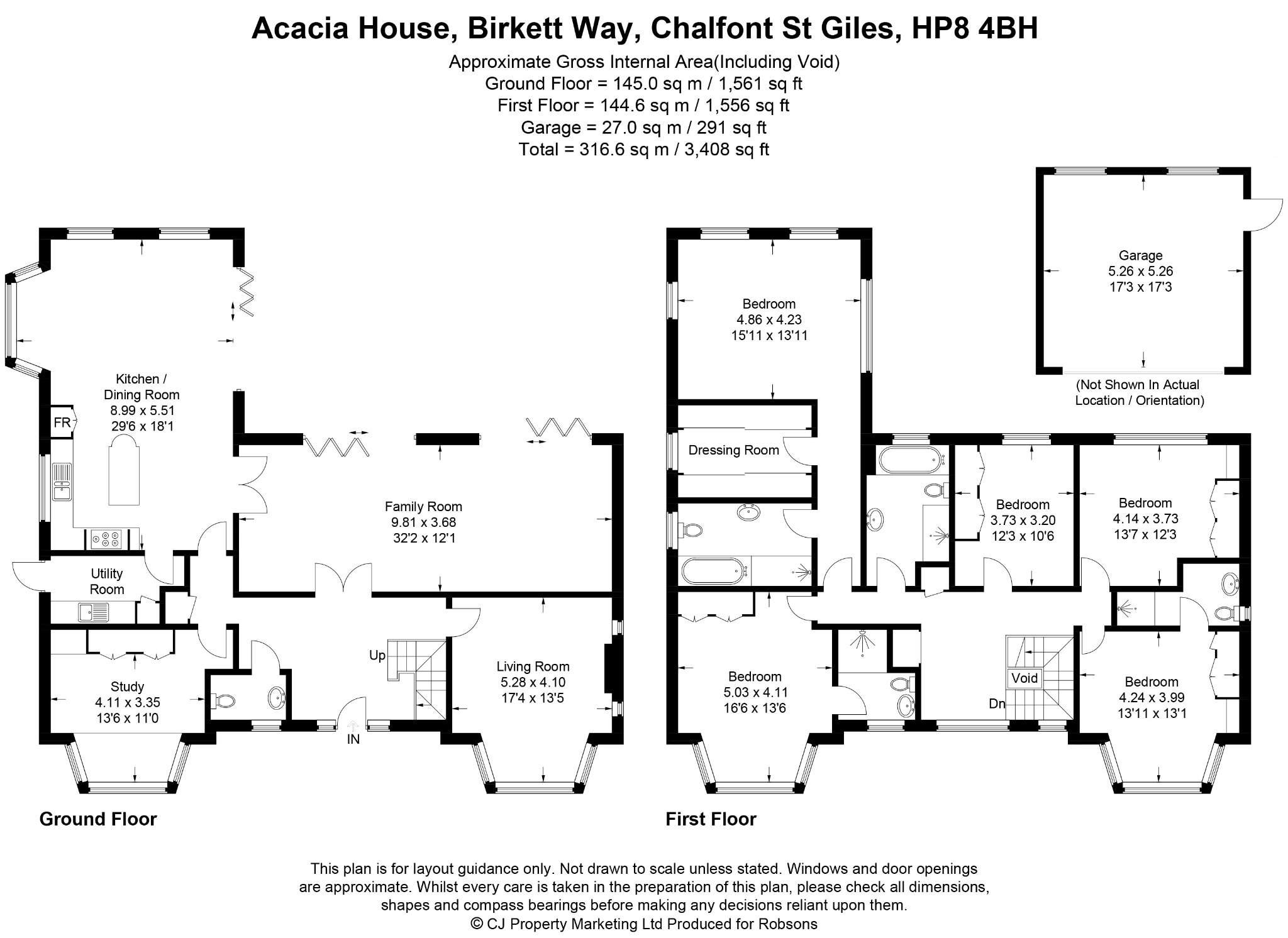 Acacia House, Birkett Way, Chalfont St Giles floorplan