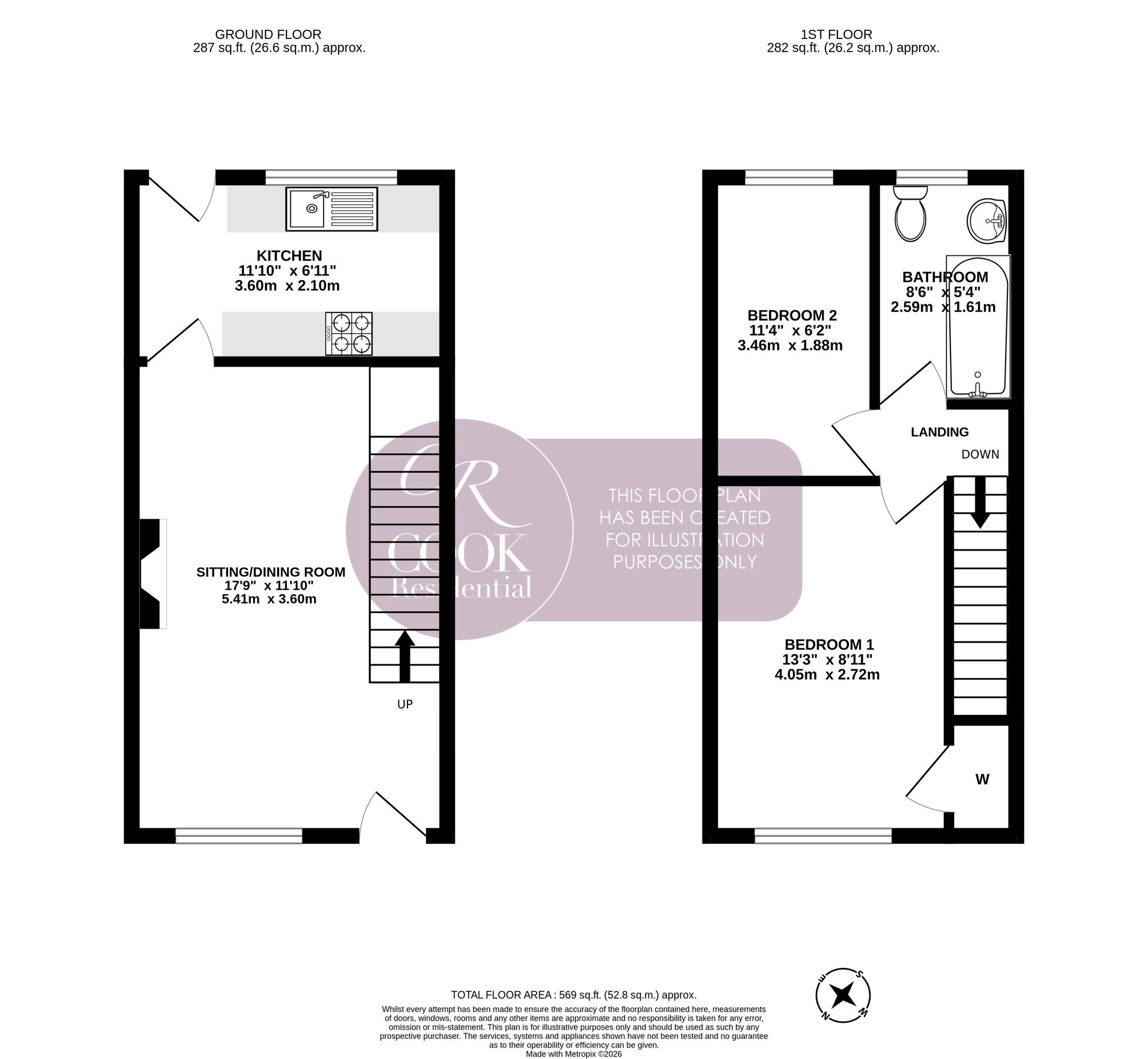 91 Windyridge Gardens, Cheltenham floorplan