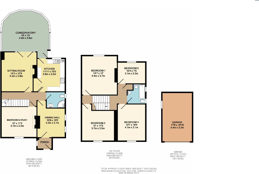 8, Vansittart Road, Torquay floorplan
