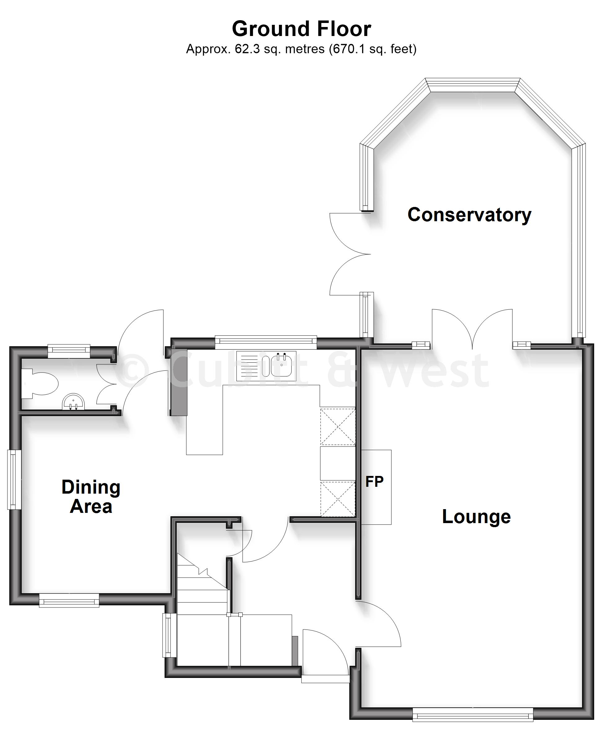 8, Arbutus Close, Redhill floorplan