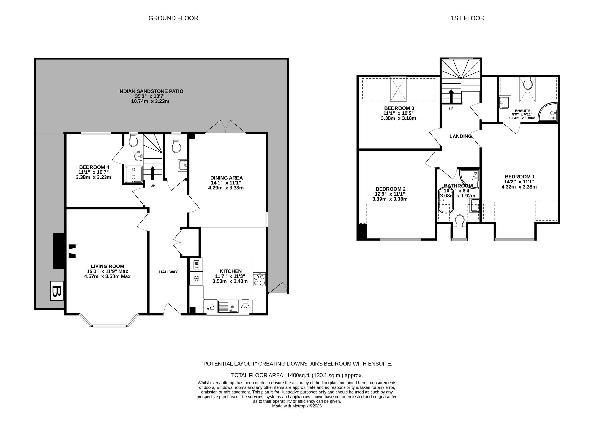 2 Parsonage Cottages Eastbourne Road, Eastbourne floorplan