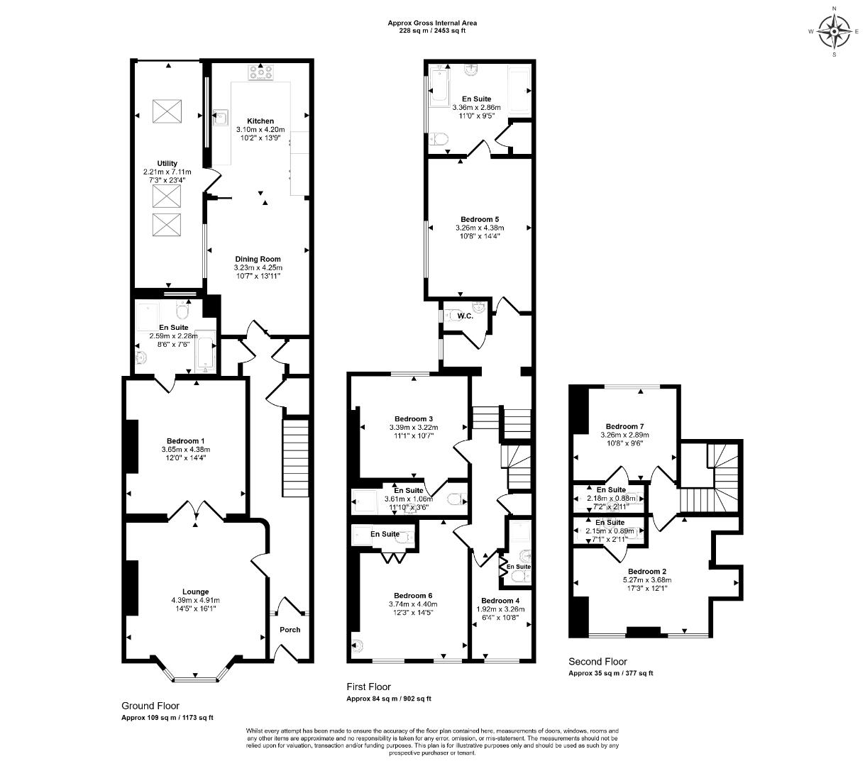 117, Ocean Road, South Shields floorplan