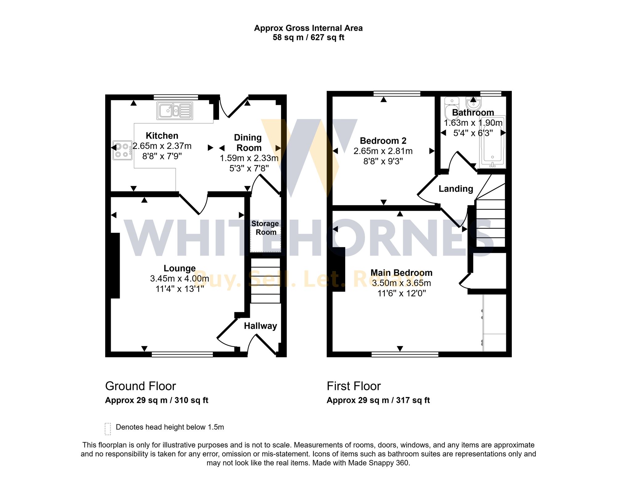 23 Raisen Hall Road, Sheffield floorplan