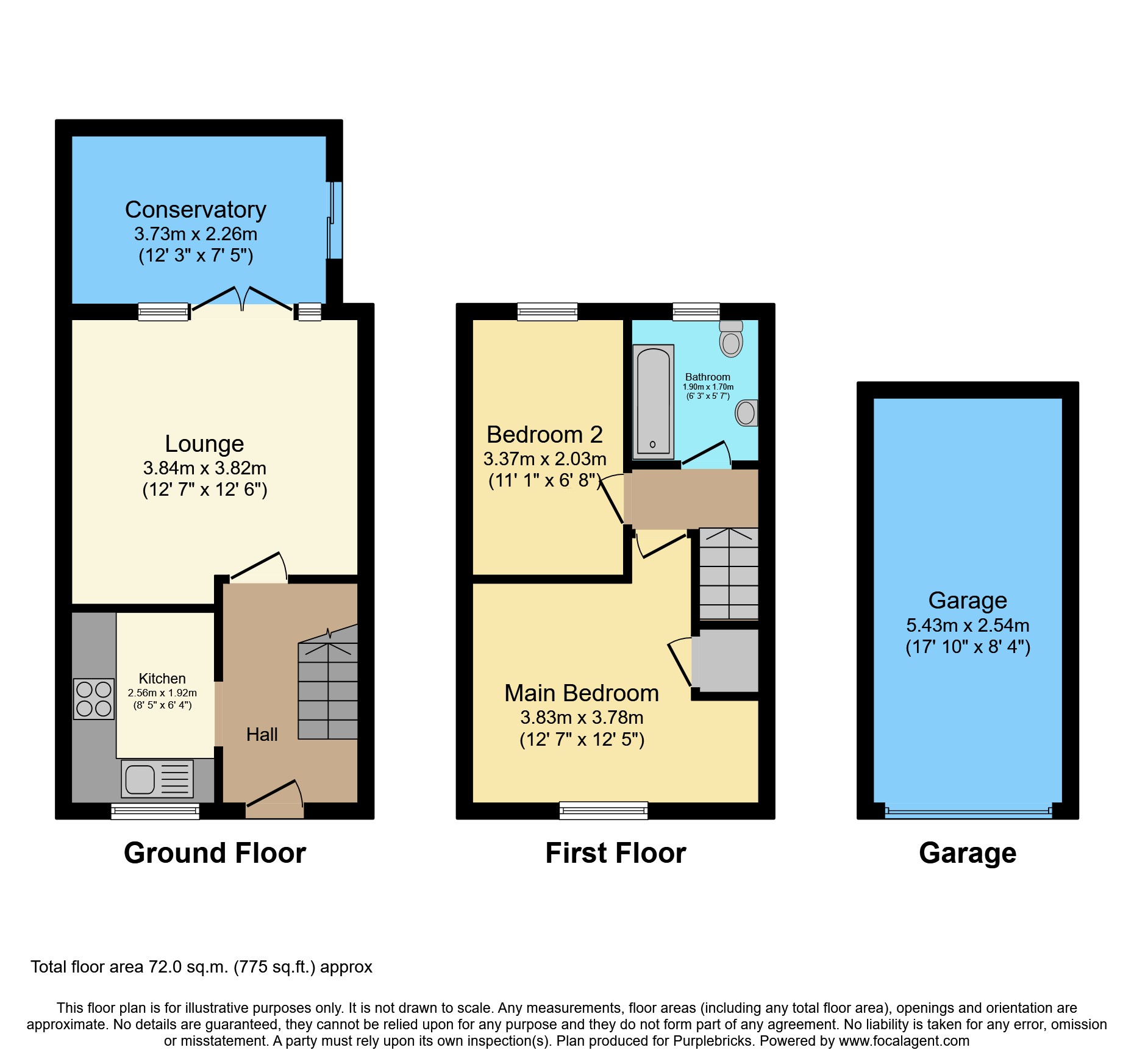 14, Shillingten Close, Manchester floorplan