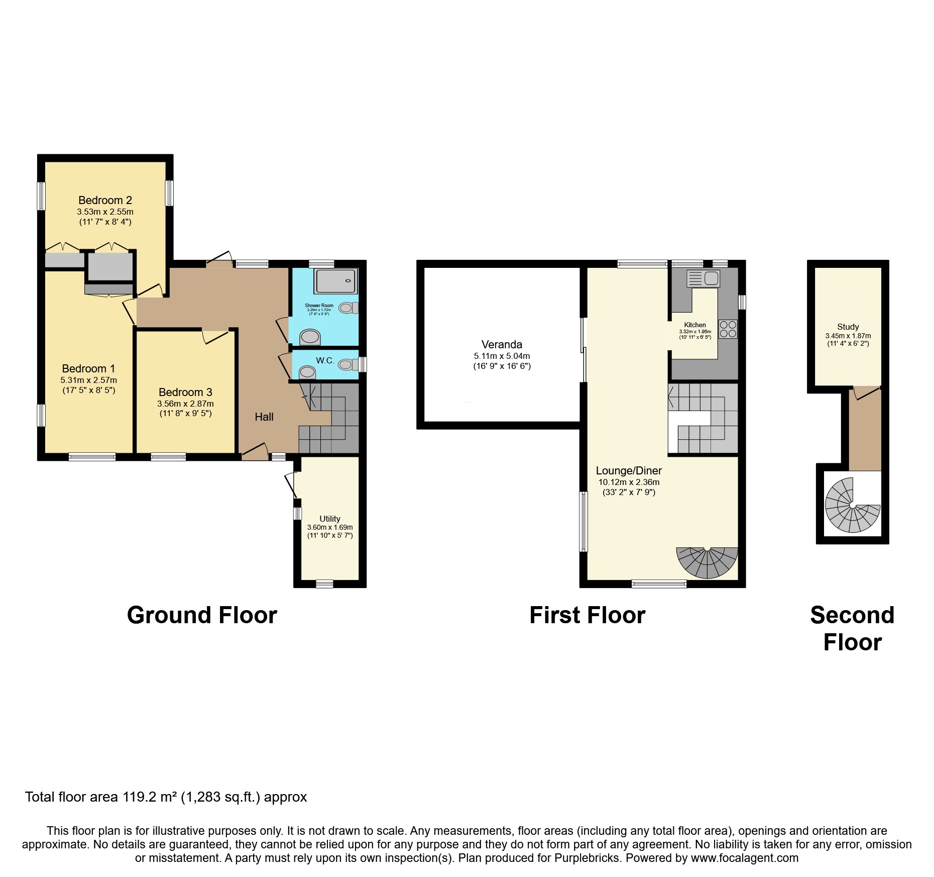 37, Deganwy Beach, Conwy floorplan