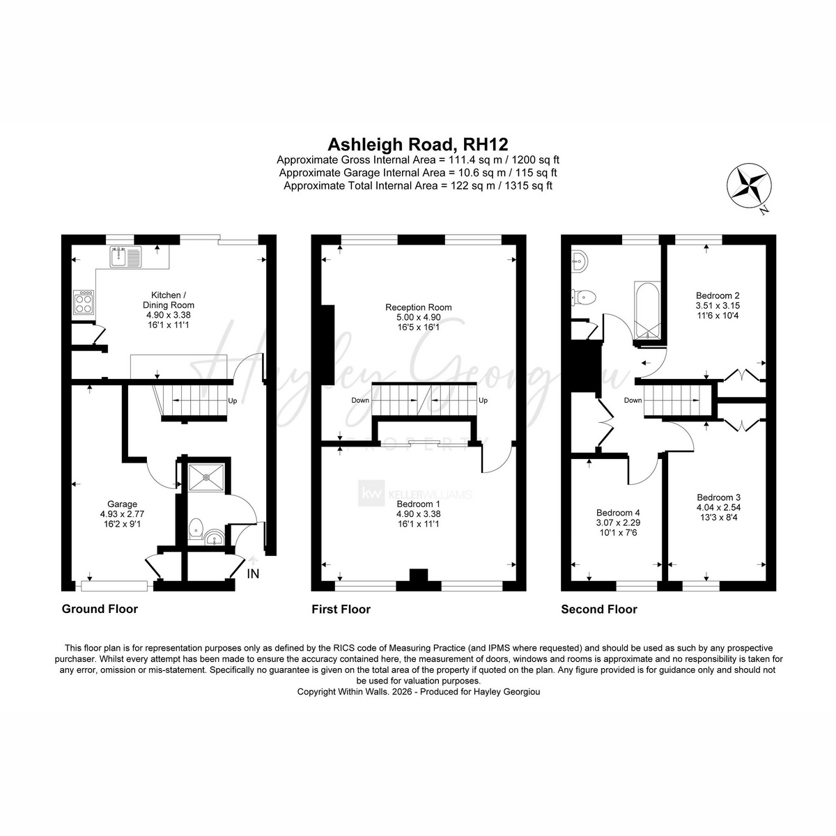 53, Ashleigh Road, Horsham floorplan
