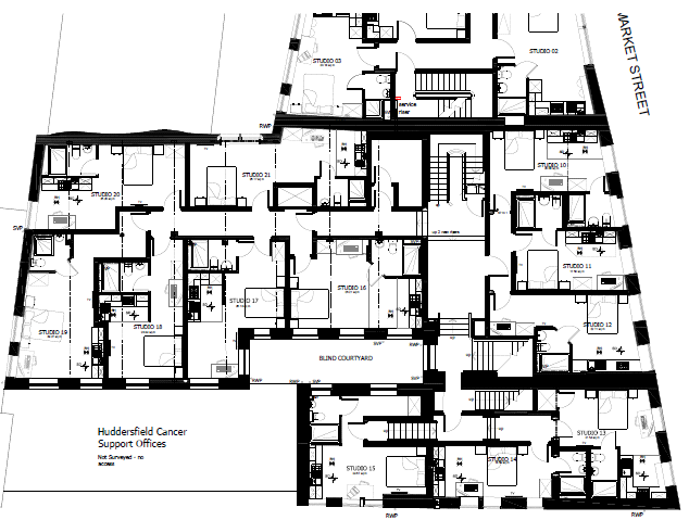 Luxus Studios, Huddersfield floorplan