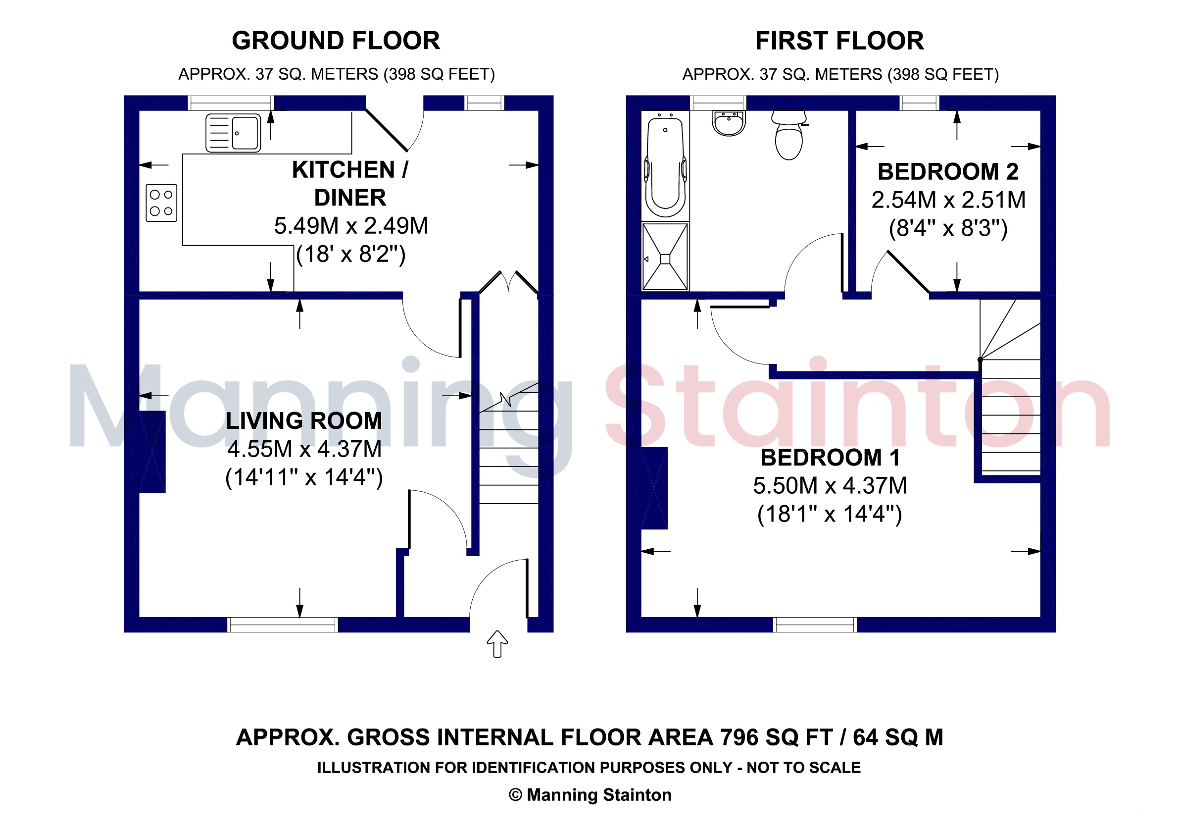 7, Calverley Green Road, West Yorkshire floorplan