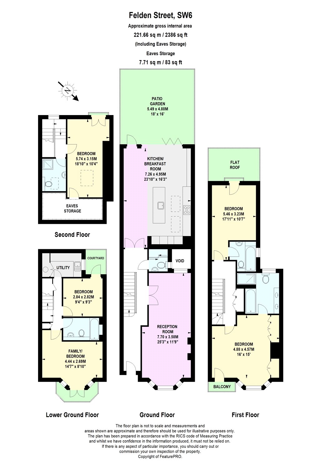 4 Bedrooms Terraced house for sale in Felden Street, London SW6