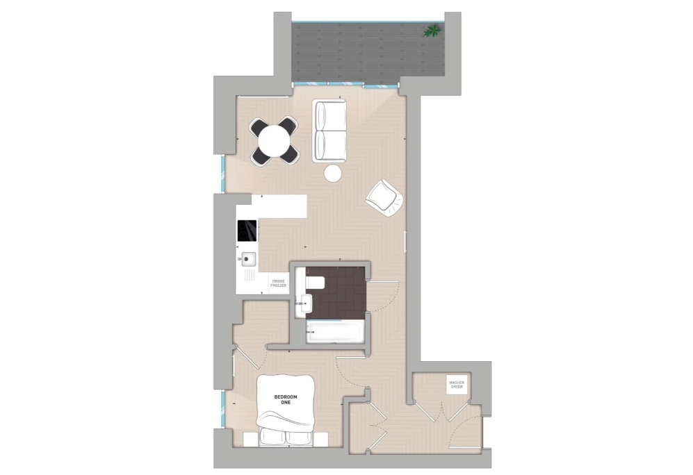 O182, Alameda, 48 W Olympic Way, Wembley Park,, London floorplan