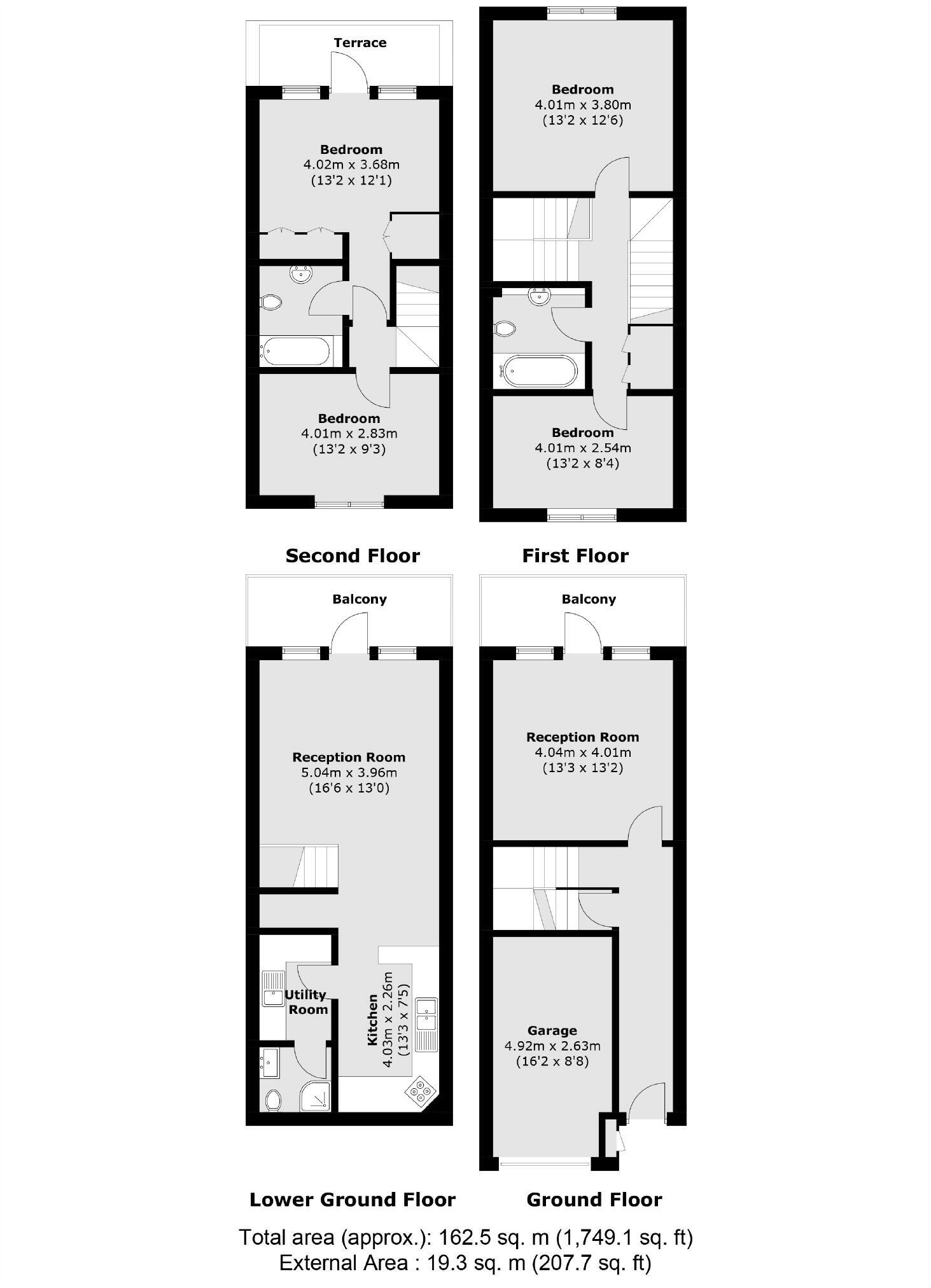 22b, Rosemont Road, London floorplan