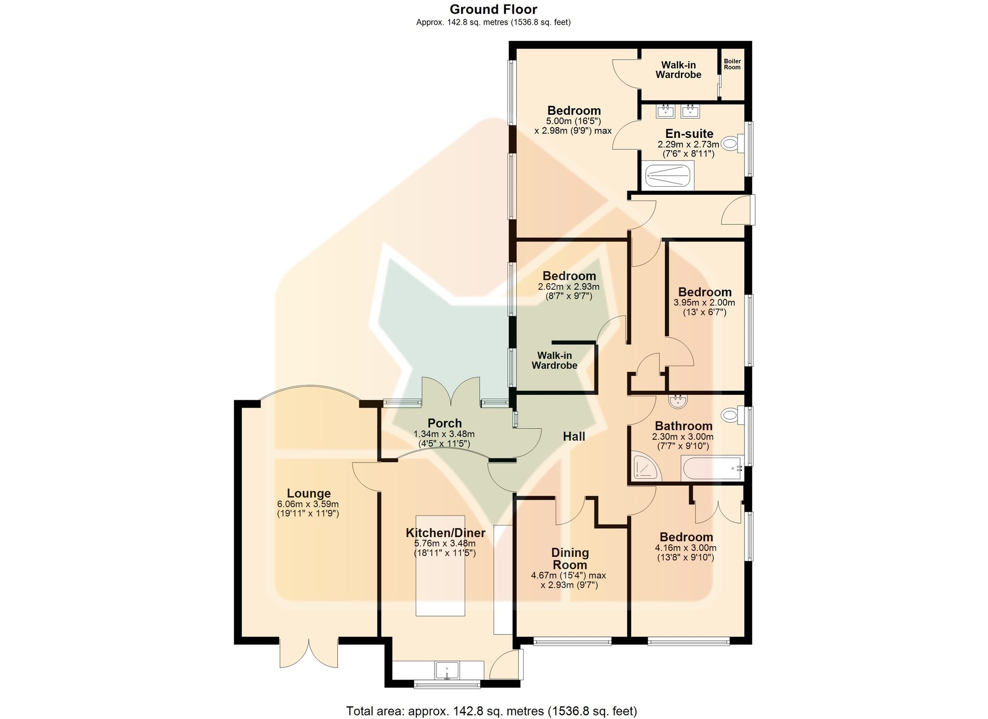 3 Tudor Drive, Gainsborough floorplan