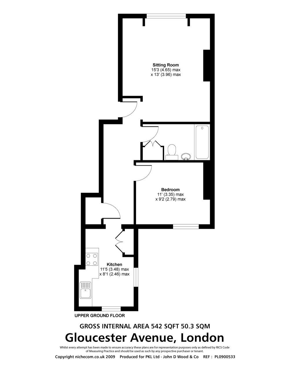 1 Bedrooms Flat to rent in Gloucester Avenue, Primrose Hill NW1