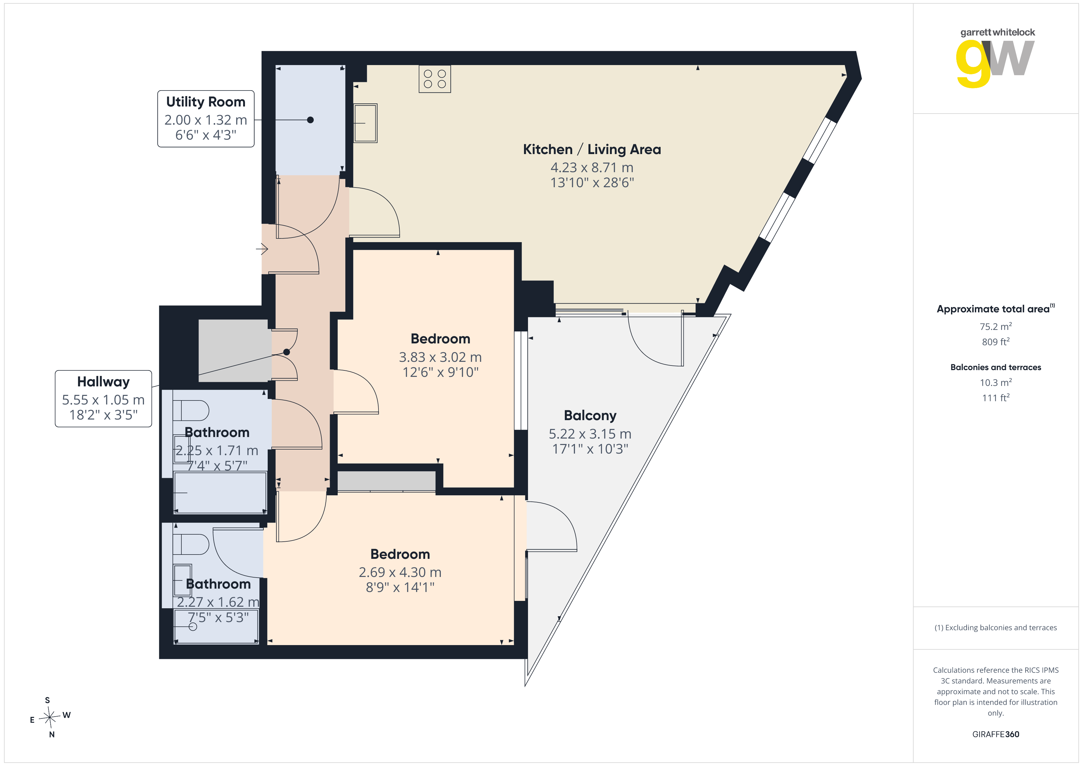 The Grange, London floorplan