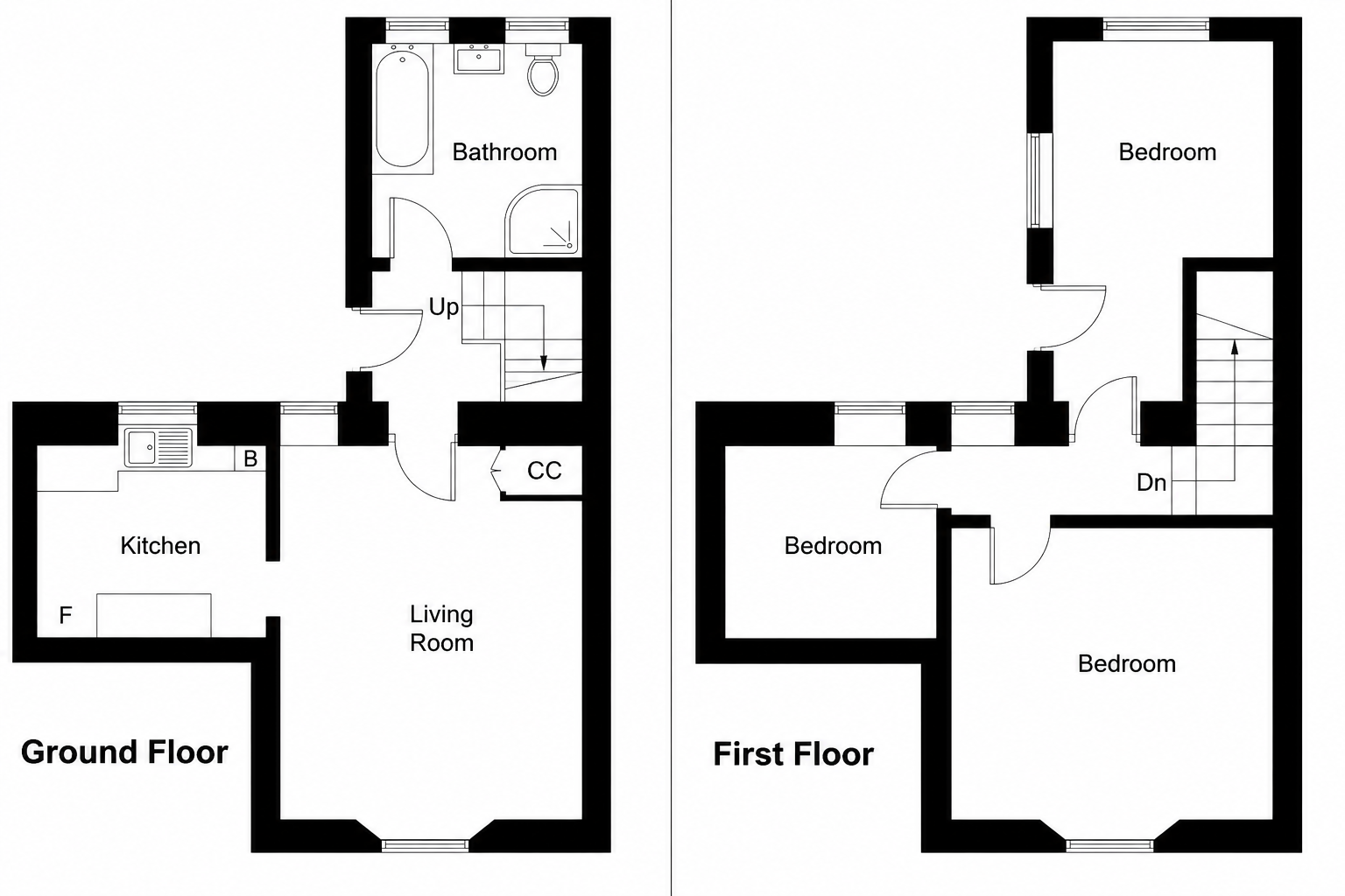 6, Townhead, Dysart floorplan