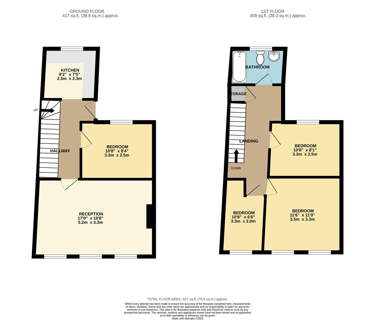 1A, Clock House Parade, High Street, London floorplan