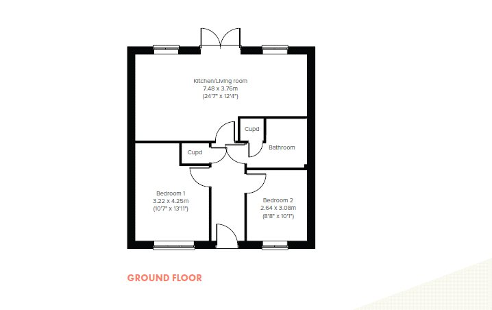 Holdingham Grange(P) - Plot 533,, Whittle Road, Sleaford floorplan