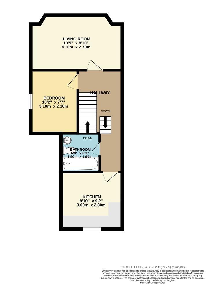 148B, Seaside, Eastbourne floorplan